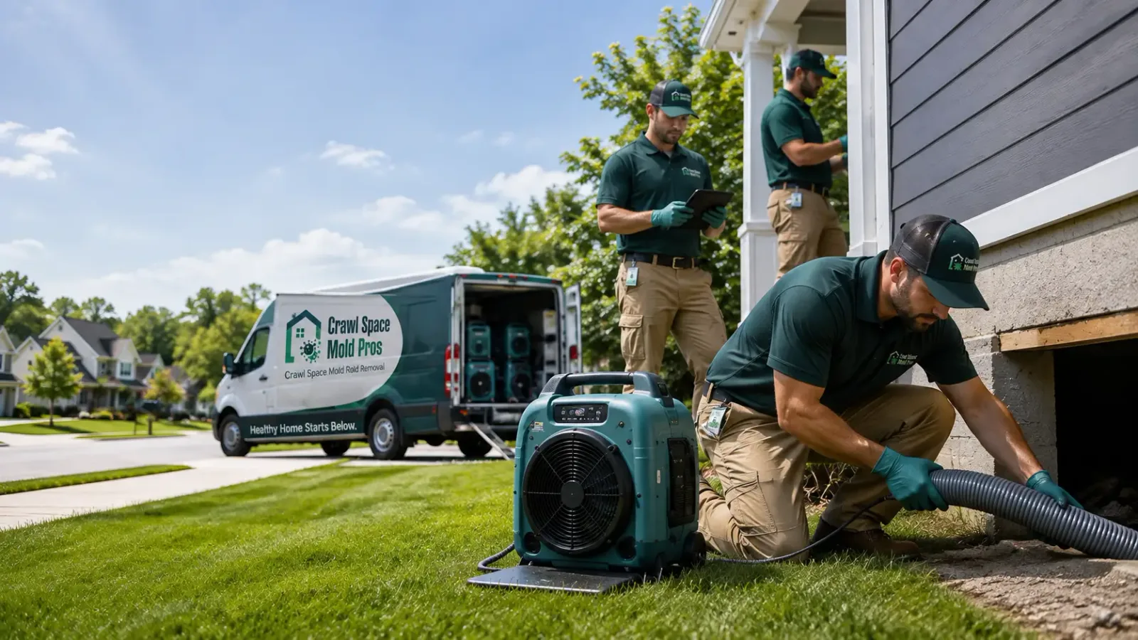 Crawl Space Mold Removal in Ceresco, MI